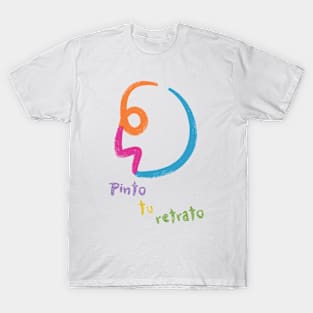 Childish doodle portrait T-Shirt